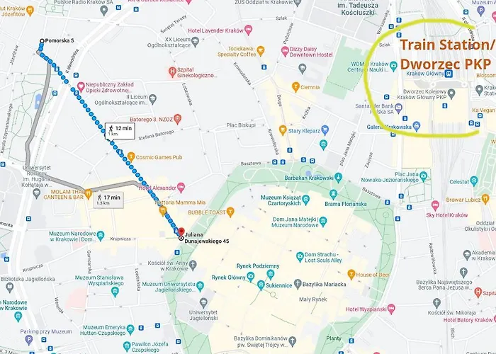 アパート Kana - Stylish In Pomorska - Close, Wifi, Smart Tv クラクフ